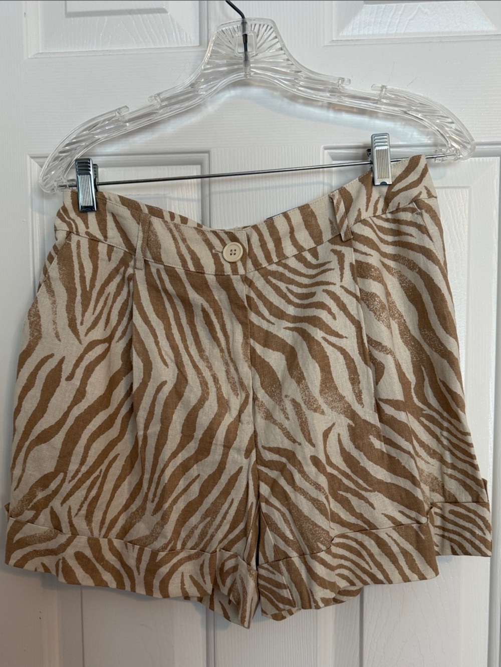 Blu Sol Zebra-Print Women's Shorts